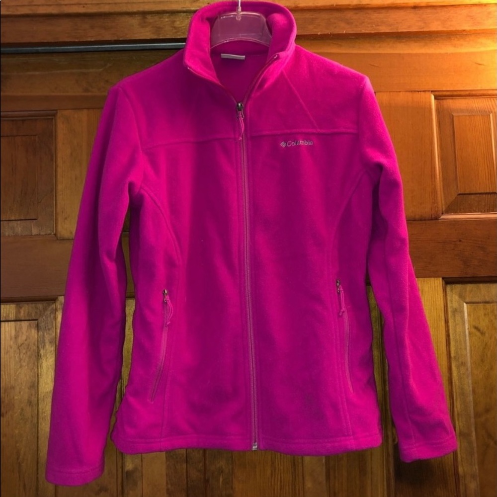 Columbia Pink Fleece 
Arm pocket | Small